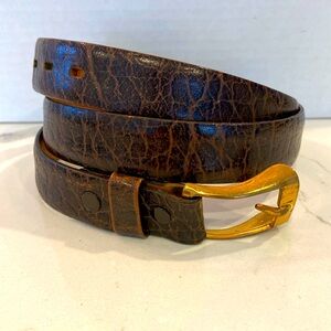 Streve of California MAY-D&F Men’s Store Rangoon Buffalo Brown Belt sz 36 VTG